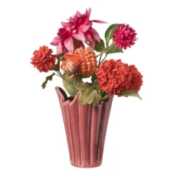 Vaas tulp - rood - ø14.5x20.5 cm