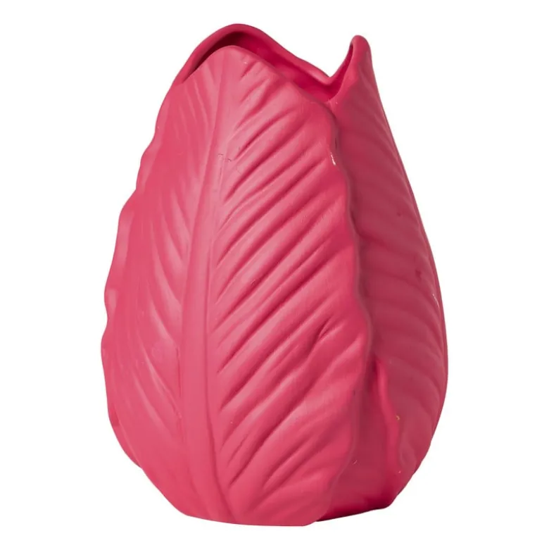Vaas tulp - roze - ø14x20 cm