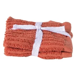 Vaatdoekjes - rood - 20x20 cm - set van 2