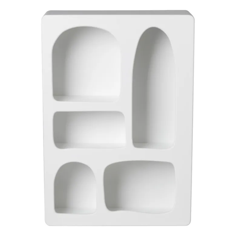 5 vakkenkast Zaha organic - MDF - 65x45x15 cm