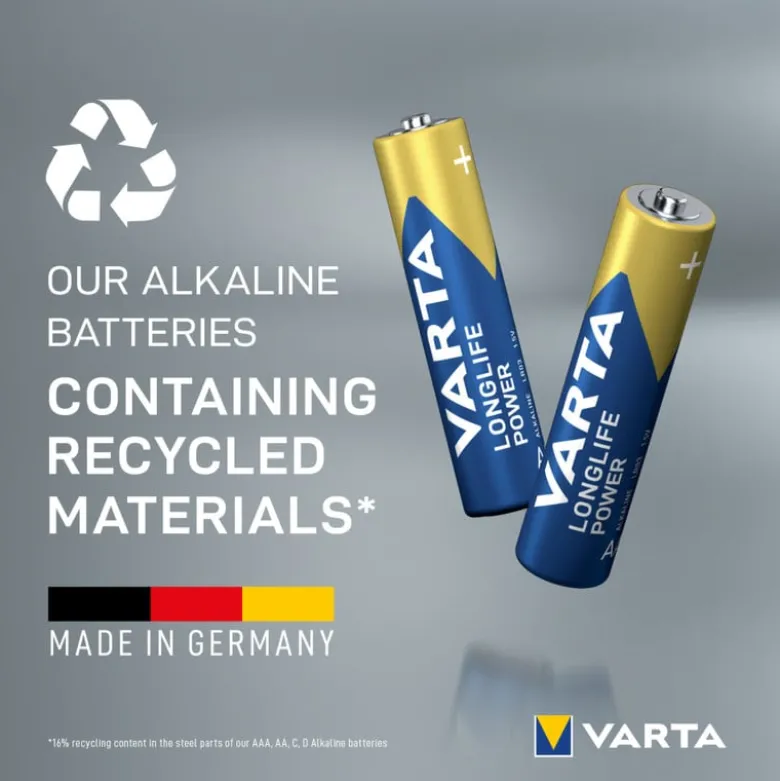 Varta High Energy AAA batterijen set van 4