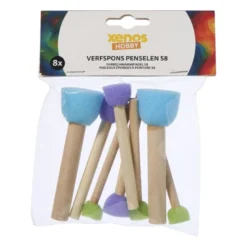 Verfspons penselen - set van 8