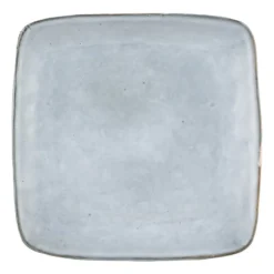 Vierkant bord Toscane - blauw - 25 cm