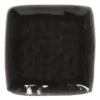 Vierkant bord Toscane - zwart - 20 cm