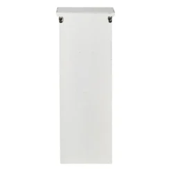 Vitrinekast 1 deur - wit - 80x30x15 cm