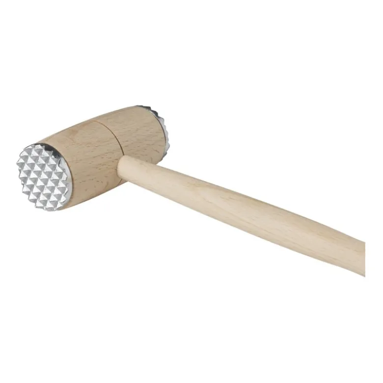 Vleeshamer - hout - 29.5 cm