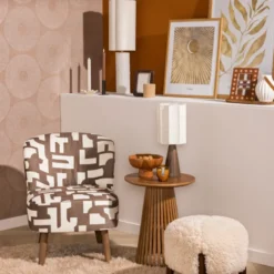 Vloerkleed fluffy - bruin -150x230 cm
