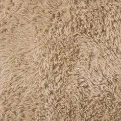 Vloerkleed fluffy ovaal - bruin - 120x180 cm