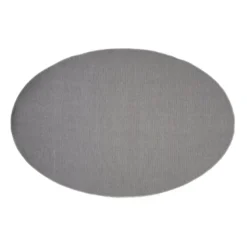 Vloerkleed fluffy ovaal - wit - 120x180 cm