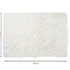 Vloerkleed fluffy - wit - 150x230 cm