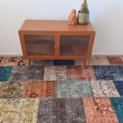 Vloerkleed patchwork - multikleur - 120x180 cm
