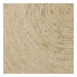 Vloerkleed riet - naturel - ø150 cm