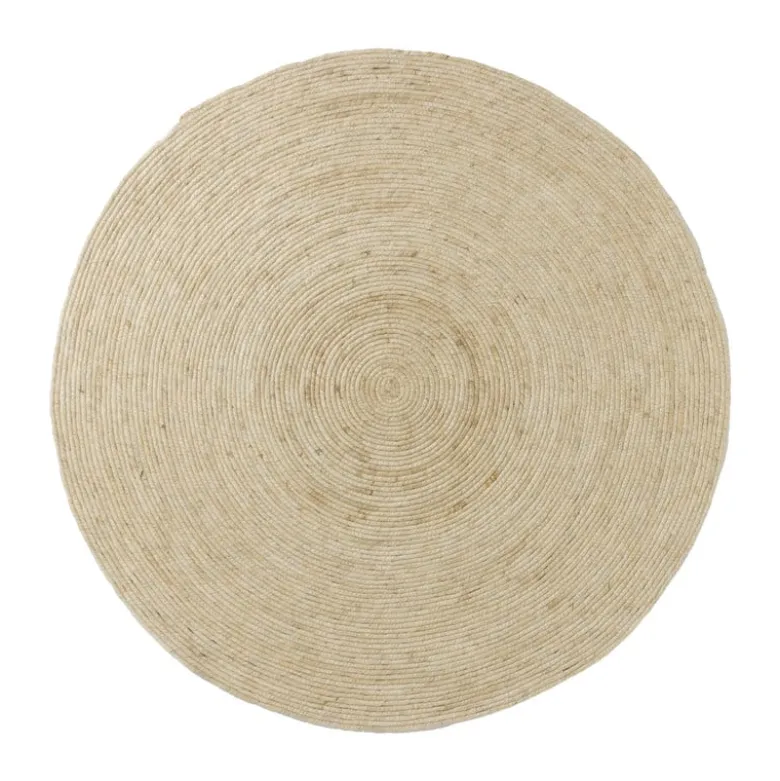 Vloerkleed riet - naturel - ø150 cm
