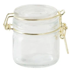 Voorraadpotje - 7x6 cm - goudkleurig