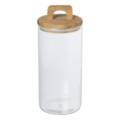 Voorraadpot met acacia deksel groot - 190 ml
