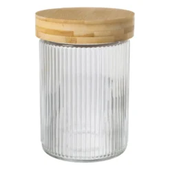 Voorraadpot met bamboe deksel - 1 liter