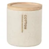 Voorraadpot sand - beige - ø9.8x11 cm