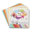 Vouwblaadjes - multikleur - 120 stuks