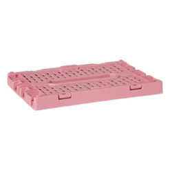 Vouwkrat klein - roze - 6x15x10 cm