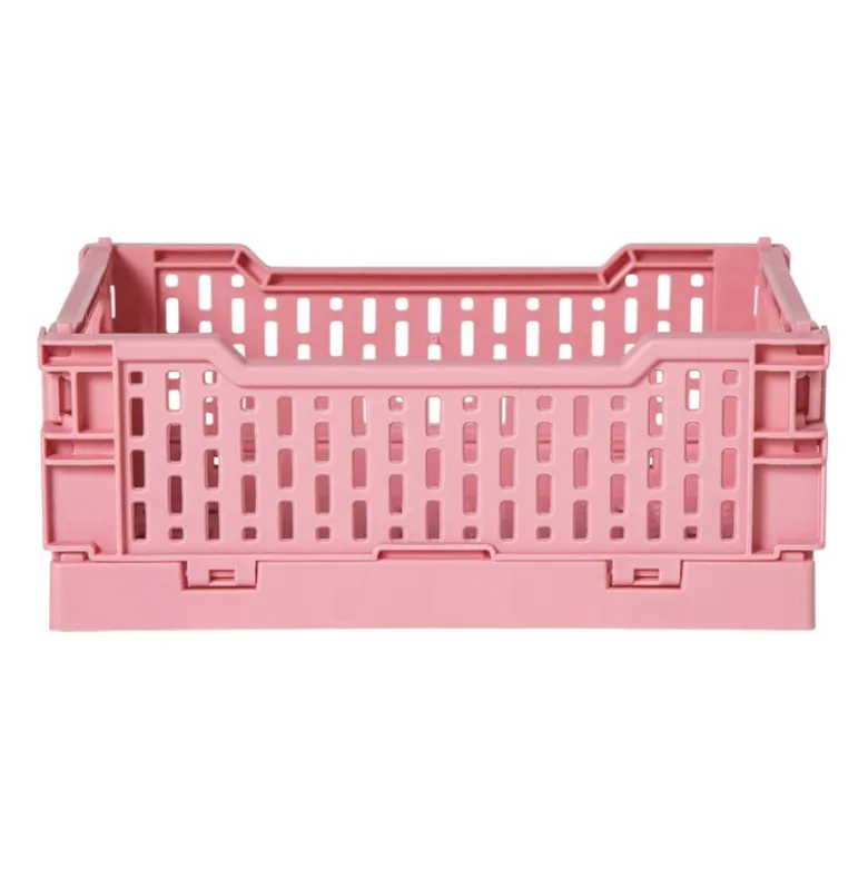 Vouwkrat klein - roze - 6x15x10 cm