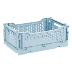 Vouwkrat middel - grijs - 10x17x27 cm
