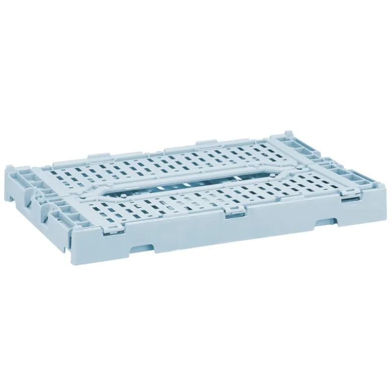 Vouwkrat middel - grijs - 10x17x27 cm