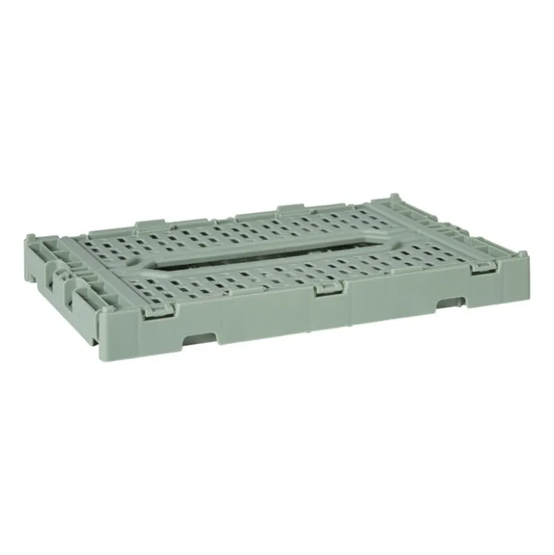 Vouwkrat middel - groen - 10.5x27x17 cm