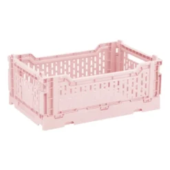 Vouwkrat middel - roze - 10x27x17 cm