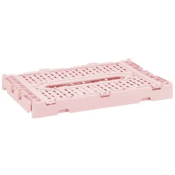 Vouwkrat middel - roze - 10x27x17 cm