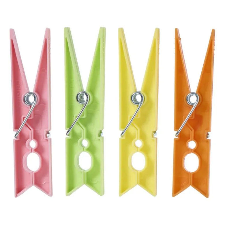 Wasknijpers - multikleur - set van 12