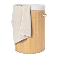 Wasmand - bamboe - ø40x57 cm