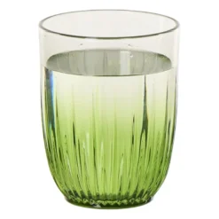 Waterglas halo - groen - 350 ml