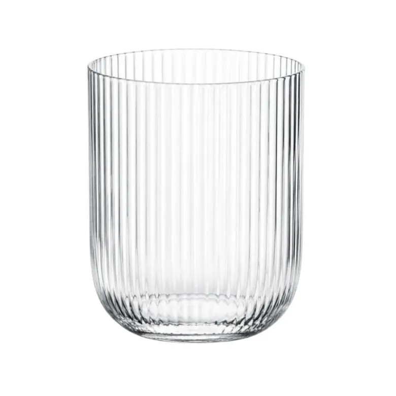 Waterglas ribbel - glas - 300 ml
