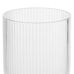 Waterglas ribbel - glas - 300 ml