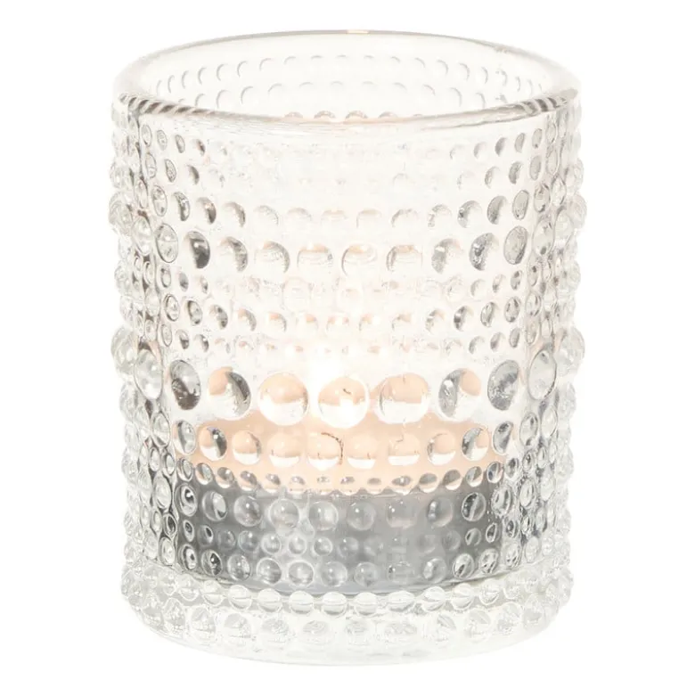 Waxinelichthouder helder - diverse varianten - ø5.5x6.5 cm