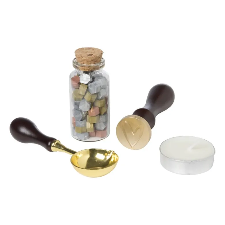Wax stempel set - set van 4