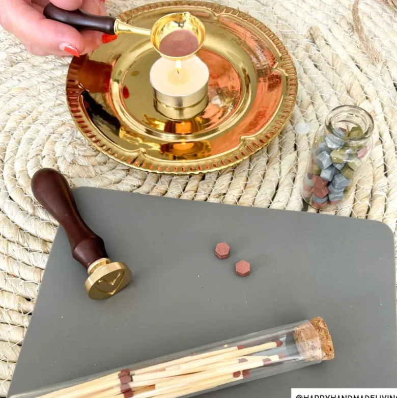 Wax stempel set - set van 4