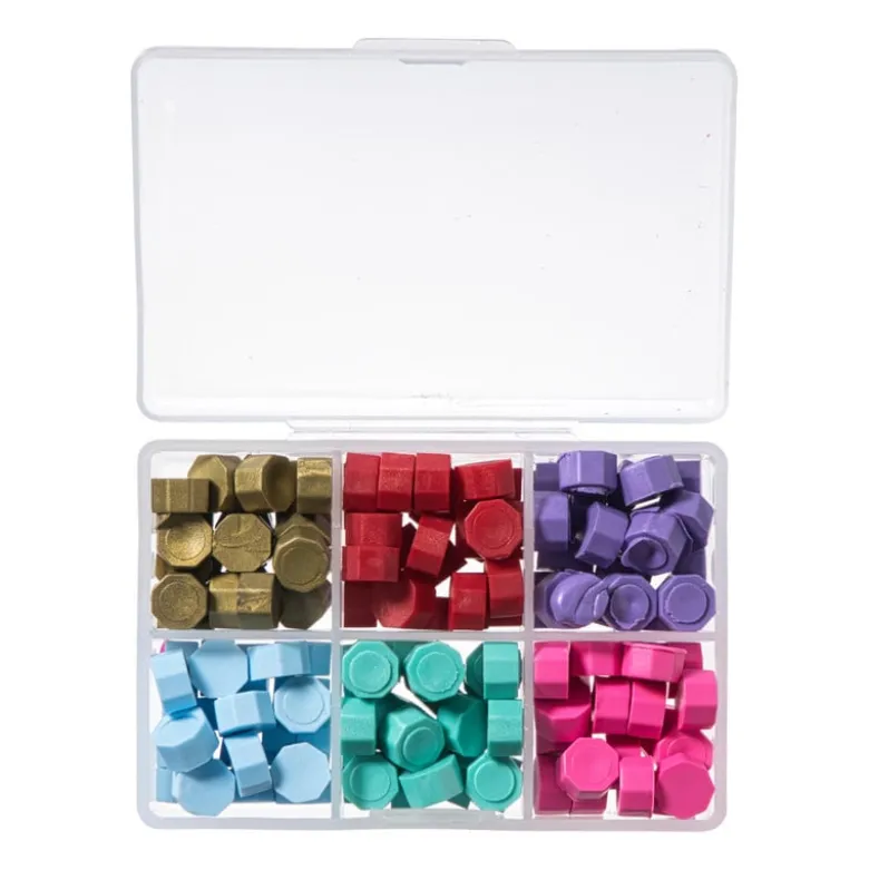 Wax tabletjes - 6 kleuren