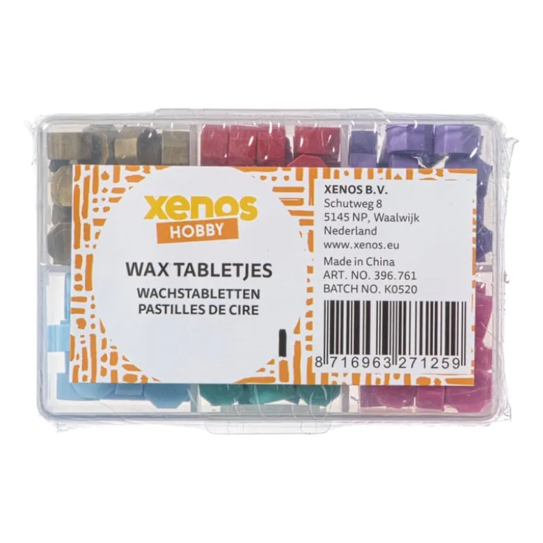 Wax tabletjes - 6 kleuren