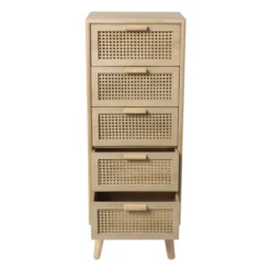 Webbing Java kast met 5 laden - 107x40x31 cm