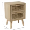 Webbing Java kast met 2 laden - 56x40x31 cm