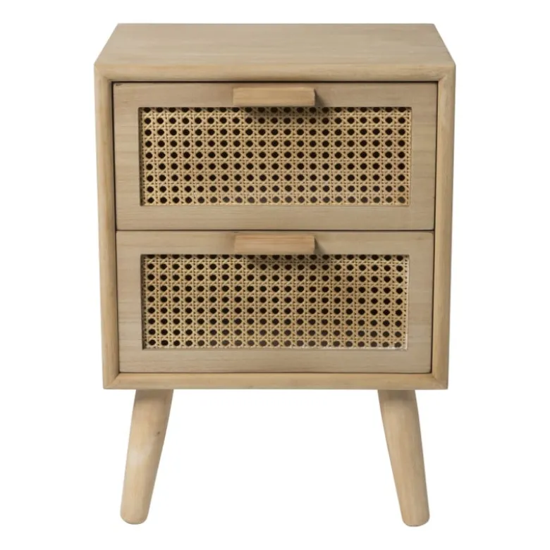 Webbing Java kast met 2 laden - 56x40x31 cm