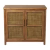 Webbing kast Bandung - bruin - 72x80.5x39 cm