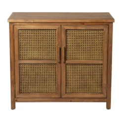 Webbing kast Bandung - bruin - 72x80.5x39 cm