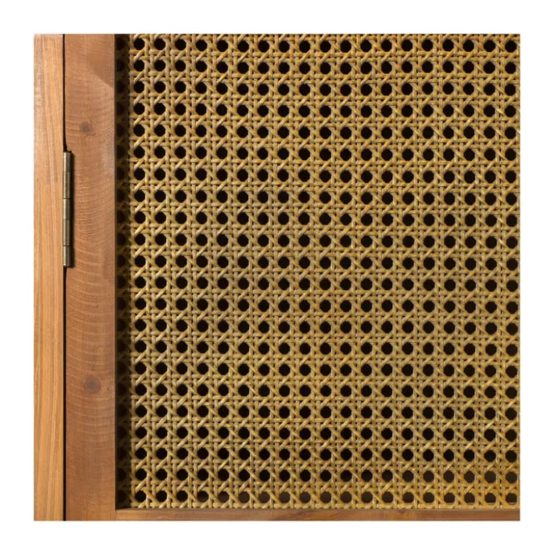 Webbing kast smal Bandung - bruin - 160.5x45x40.5 cm
