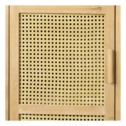 Webbing kast smal Bandung - naturel - 160.5x45x40.5 cm