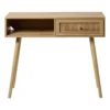 Webbing sidetable Batavia - bruin - 81x100x30 cm