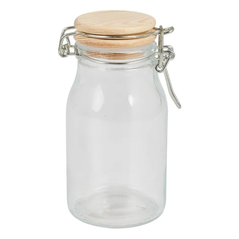 Weckpot met houten deksel - 170 ml