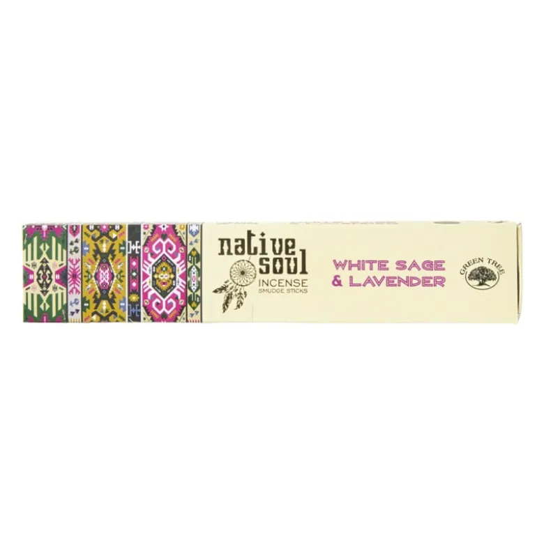 Wierook native soul white sage & lavendel - 15 gram