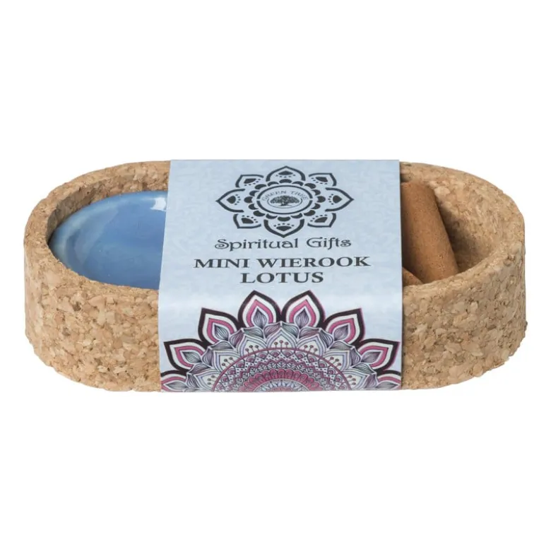 Wierook set - lotus - kegels met schaaltje